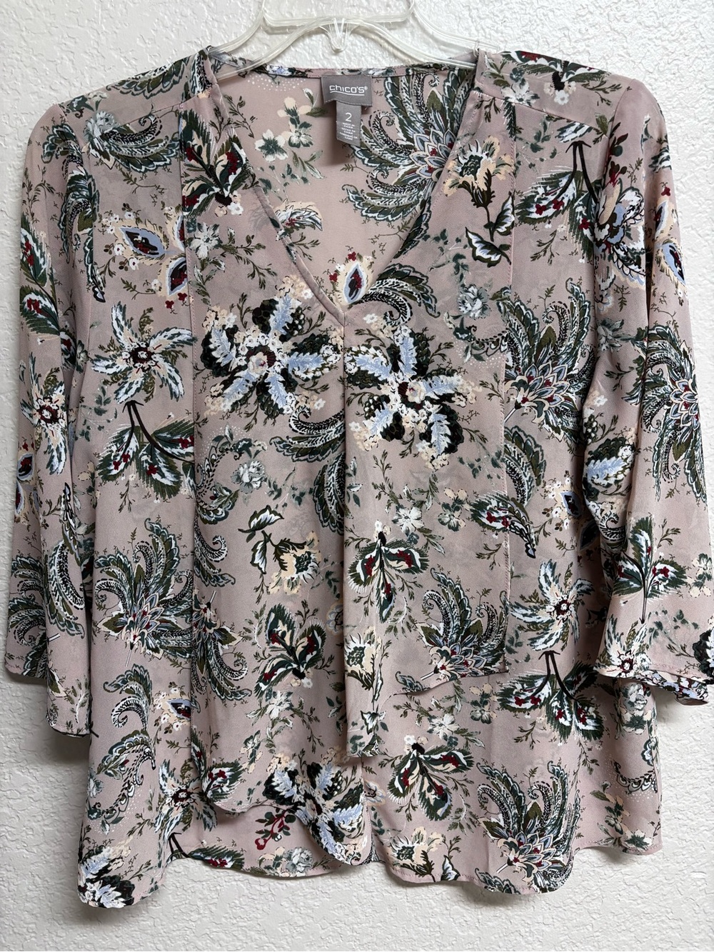 Chico’s sheer pullover blouse